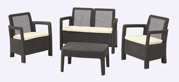 conjunto para jardín exterior