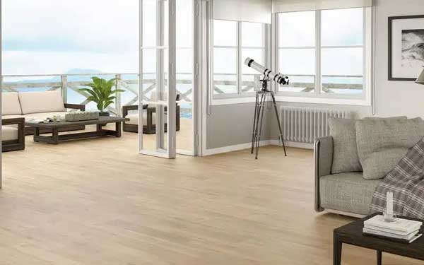 Suelos porcelánicos imitación madera nórdico