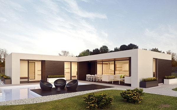 Casa modular con tecnología BIM