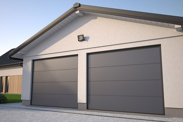 Puertas automáticas para exterior con placas solares